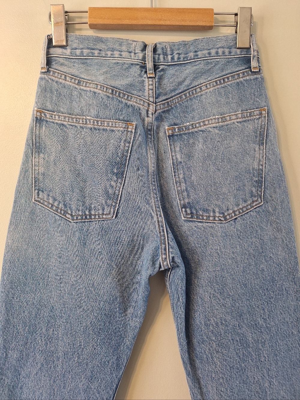 Agolde 90's Mid Rise Straight Jeans In Vault - Picture 9 of 16